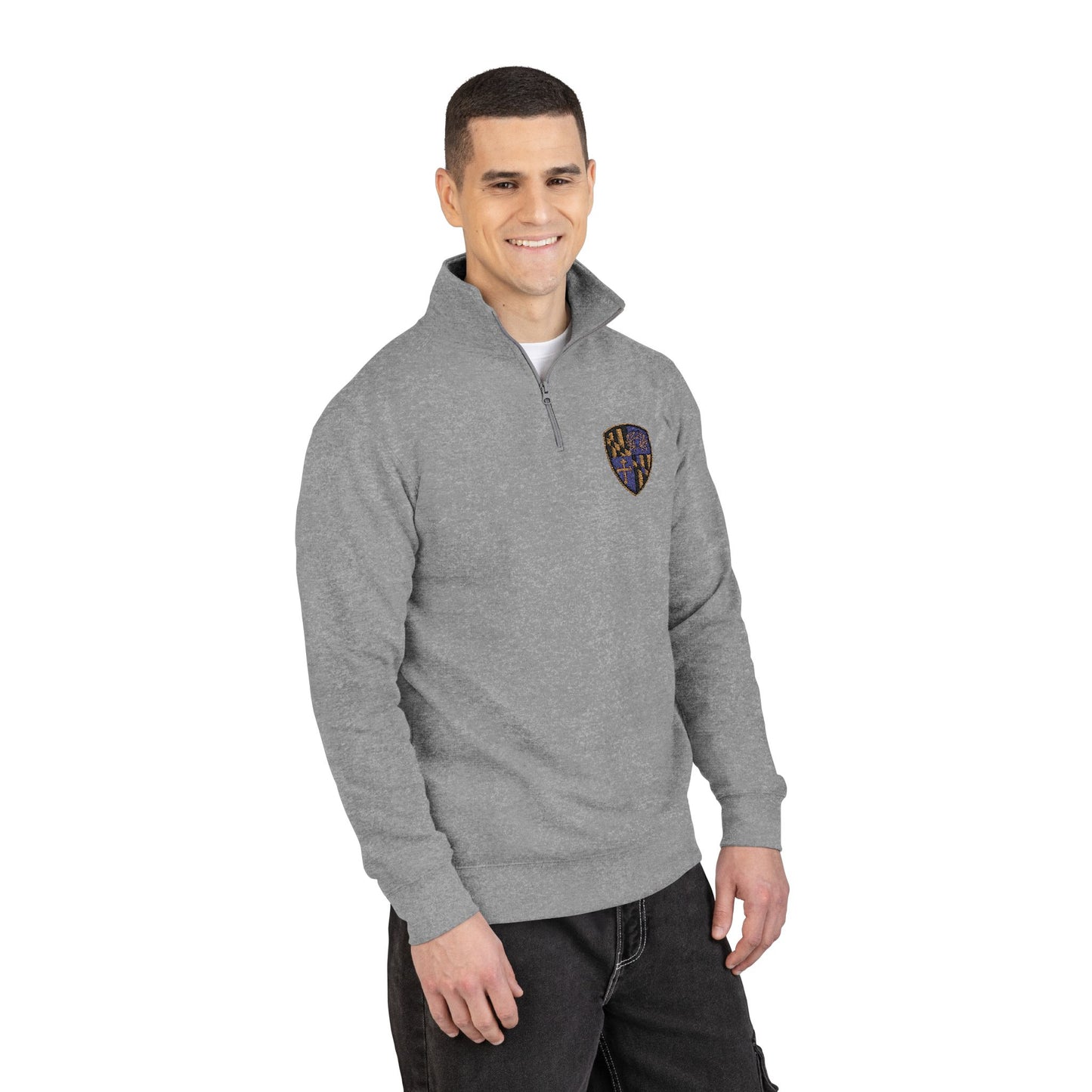 Purple Blood Embroidered Unisex Fleece Pullover, Cozy Sweatshirt, Perfect Gift for Fall, Casual Wear, Unique Statement Piece