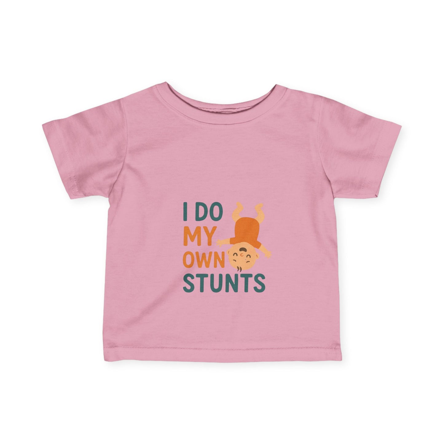 I Do My Own Stunts Infant Tee - Playful Baby Shirt for Adventurous Kids