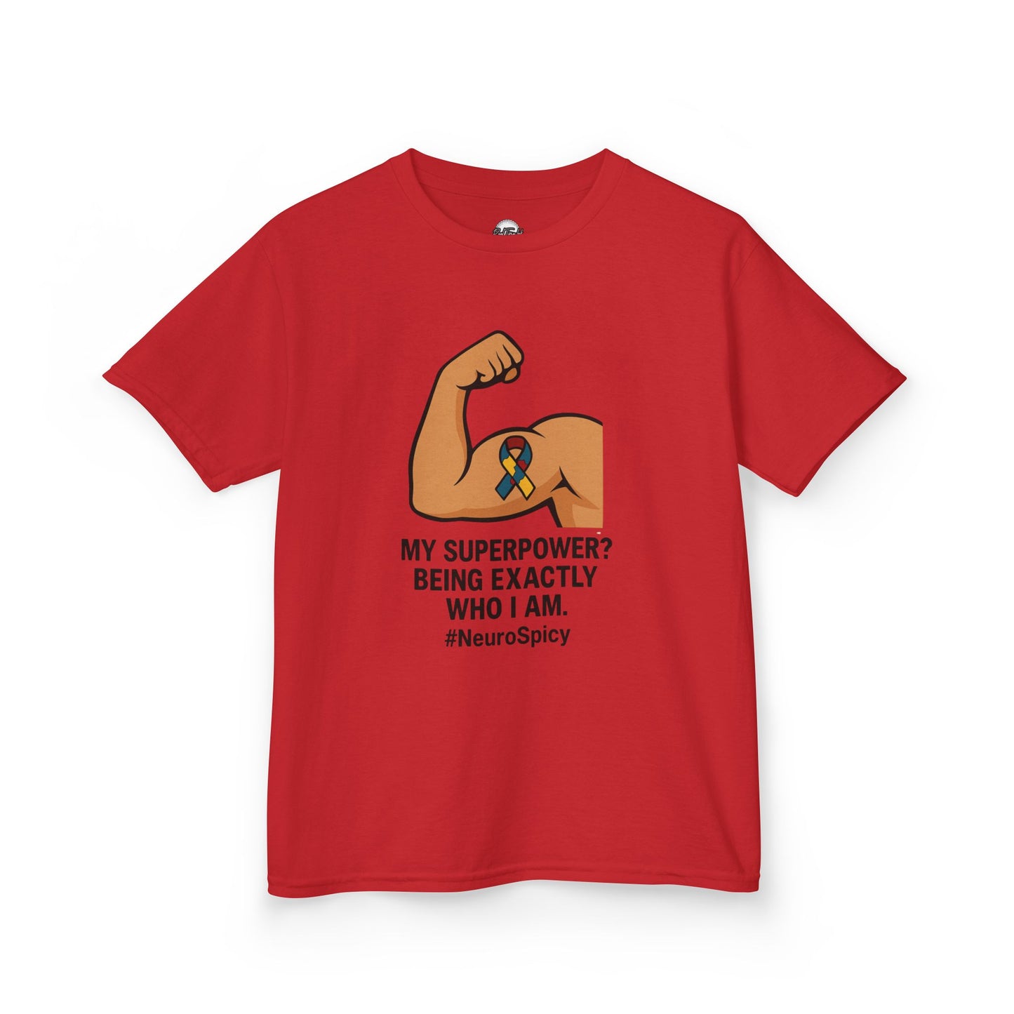 Kids Superpower Autism Tee - "My Superpower? Being Exactly Who I Am" #NeuroSpicy
