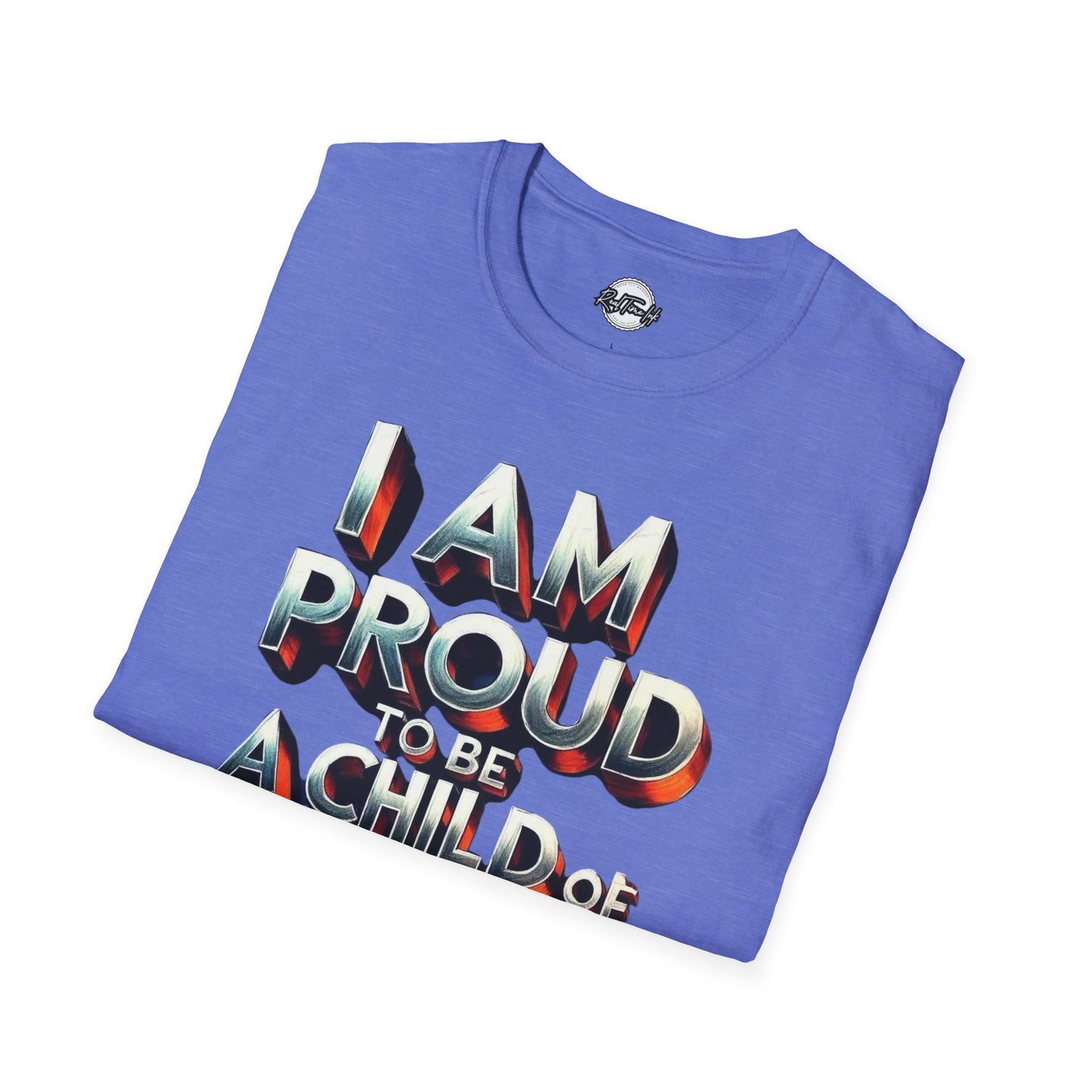 Proud Child of God T-Shirt, Faith-Based Casual Wear, Christian Gift, Unisex Tee, Spiritual Apparel