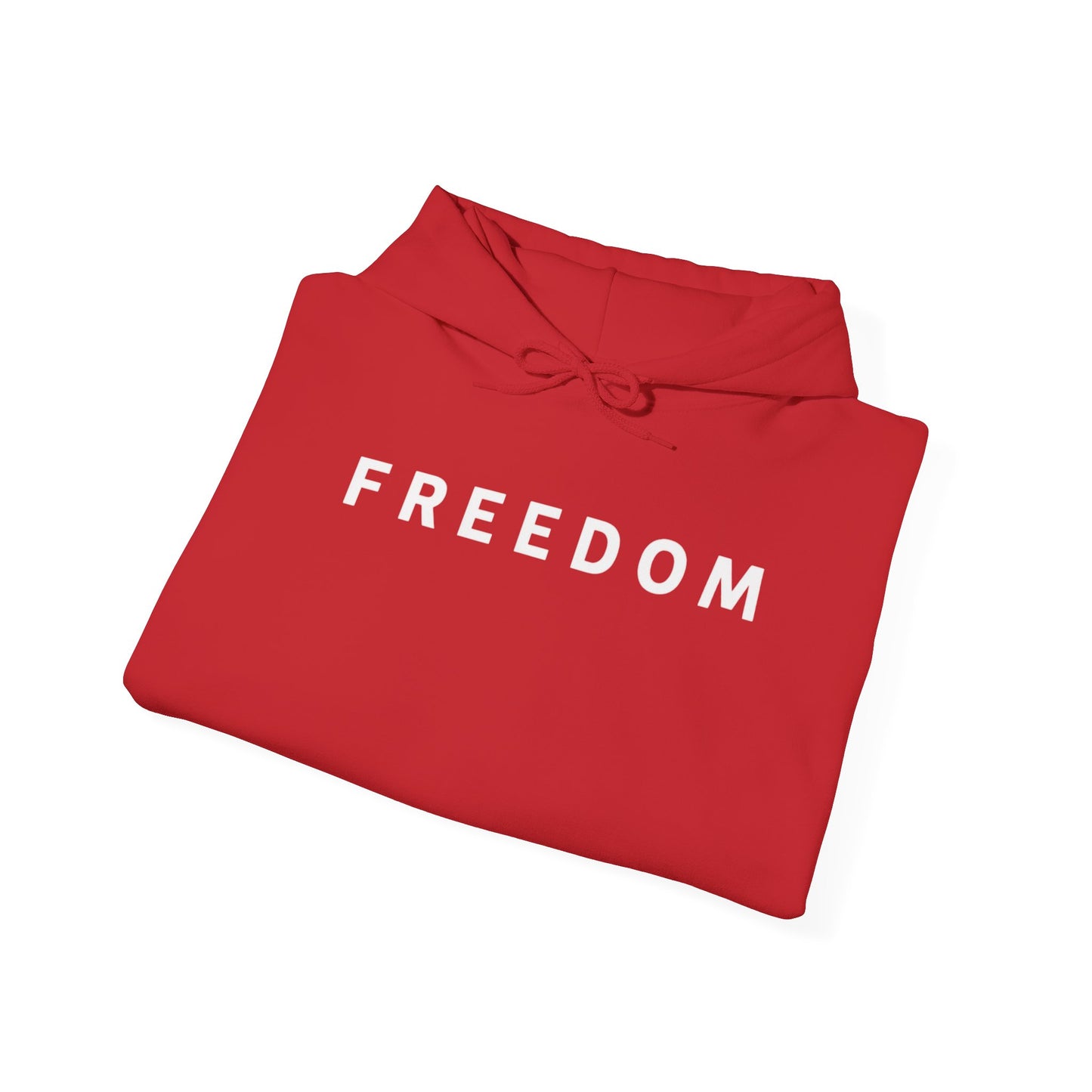 Freedom Hooded Sweatshirt, Cozy Sweatshirt, Religious Apparel, Inspirational Gift, Casual Outfit, Unisex Hoodie