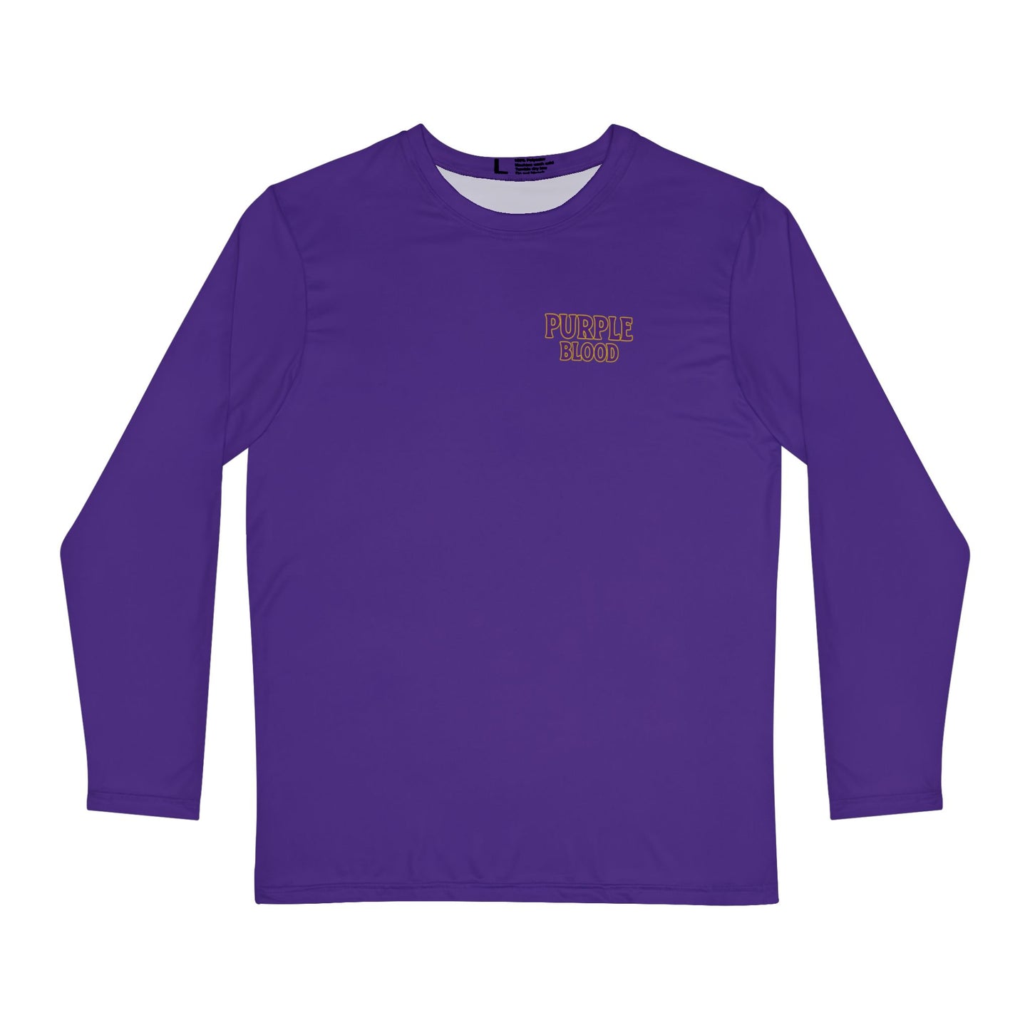 Men's Shirt Purple Blood Long Sleeve