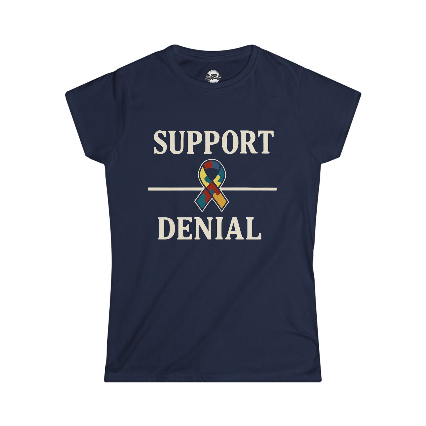 Support Over Denial Autism Awareness Women's Tee