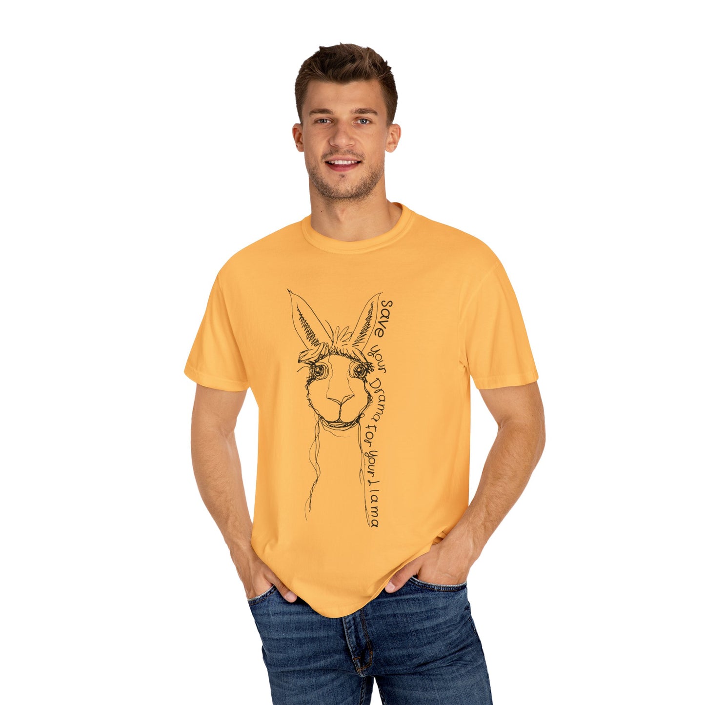 Llama Graphic T-shirt - Save Your Drama for Your Llama