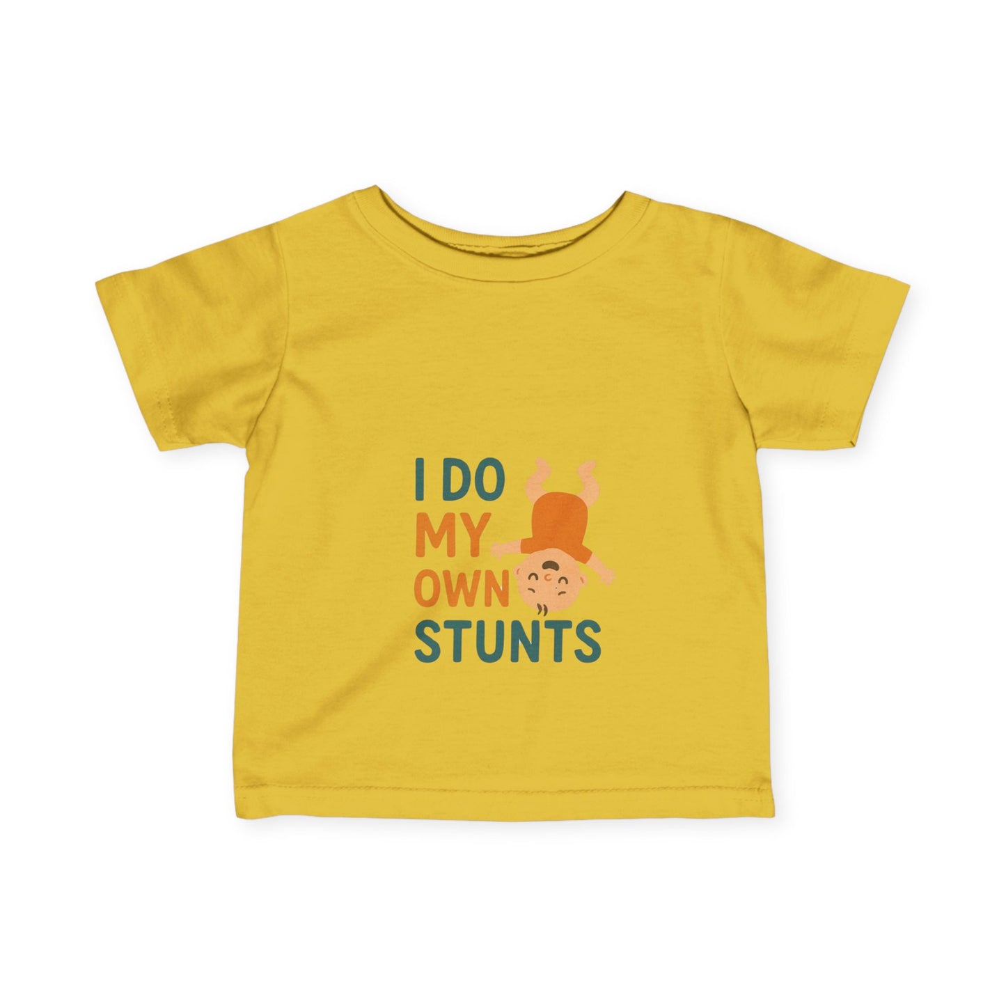 I Do My Own Stunts Infant Tee - Playful Baby Shirt for Adventurous Kids