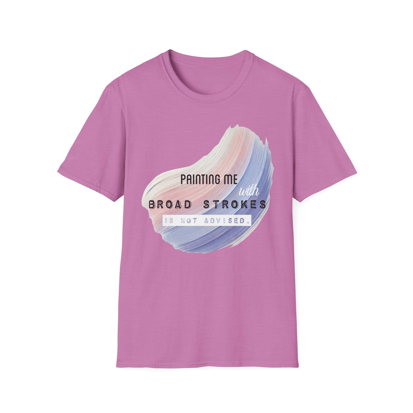 T-Shirt Broad Strokes Graphic Print Unisex Softstyle Tee