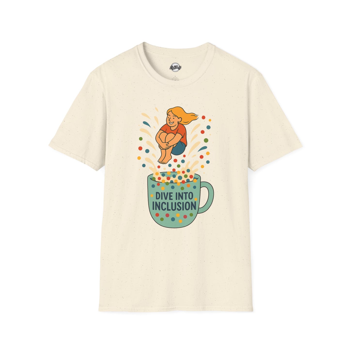Dive Into Inclusion Unisex Softstyle T-Shirt - Celebrate Diversity and Acceptance