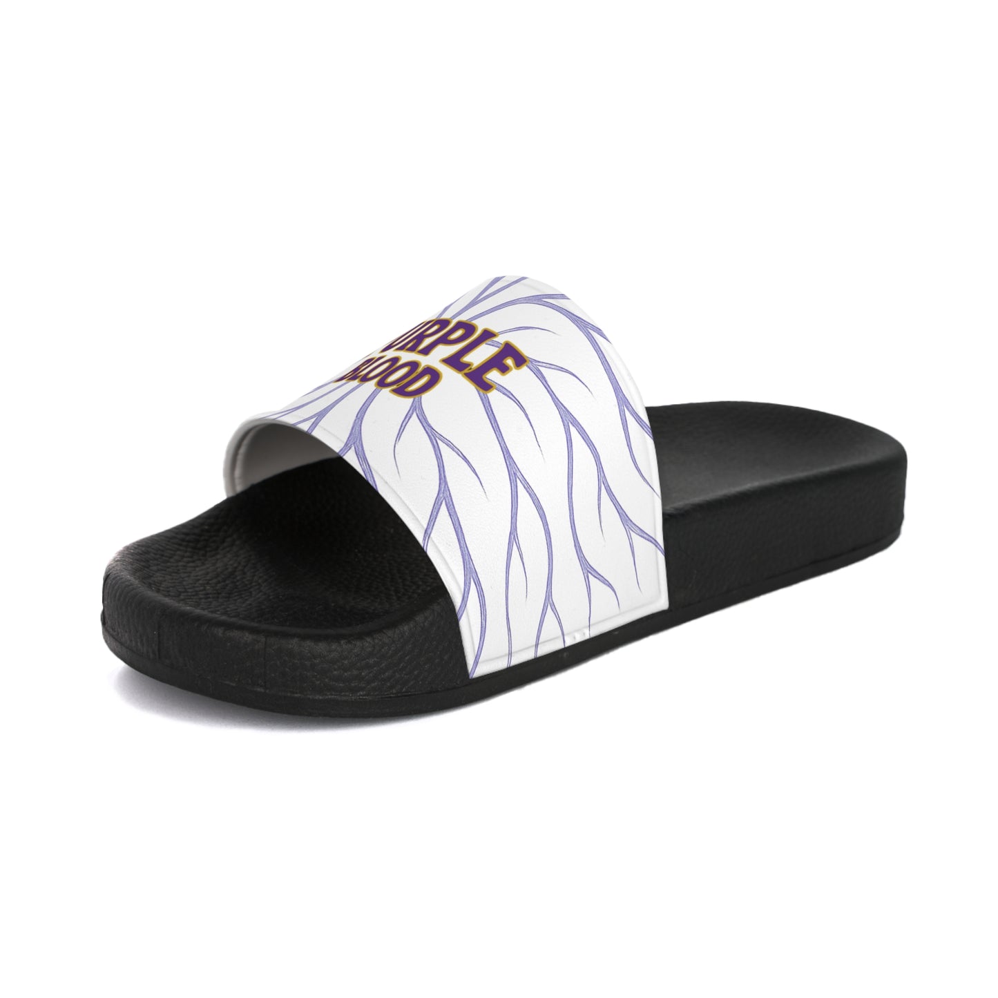 Slide Sandals - Purple Blood Design