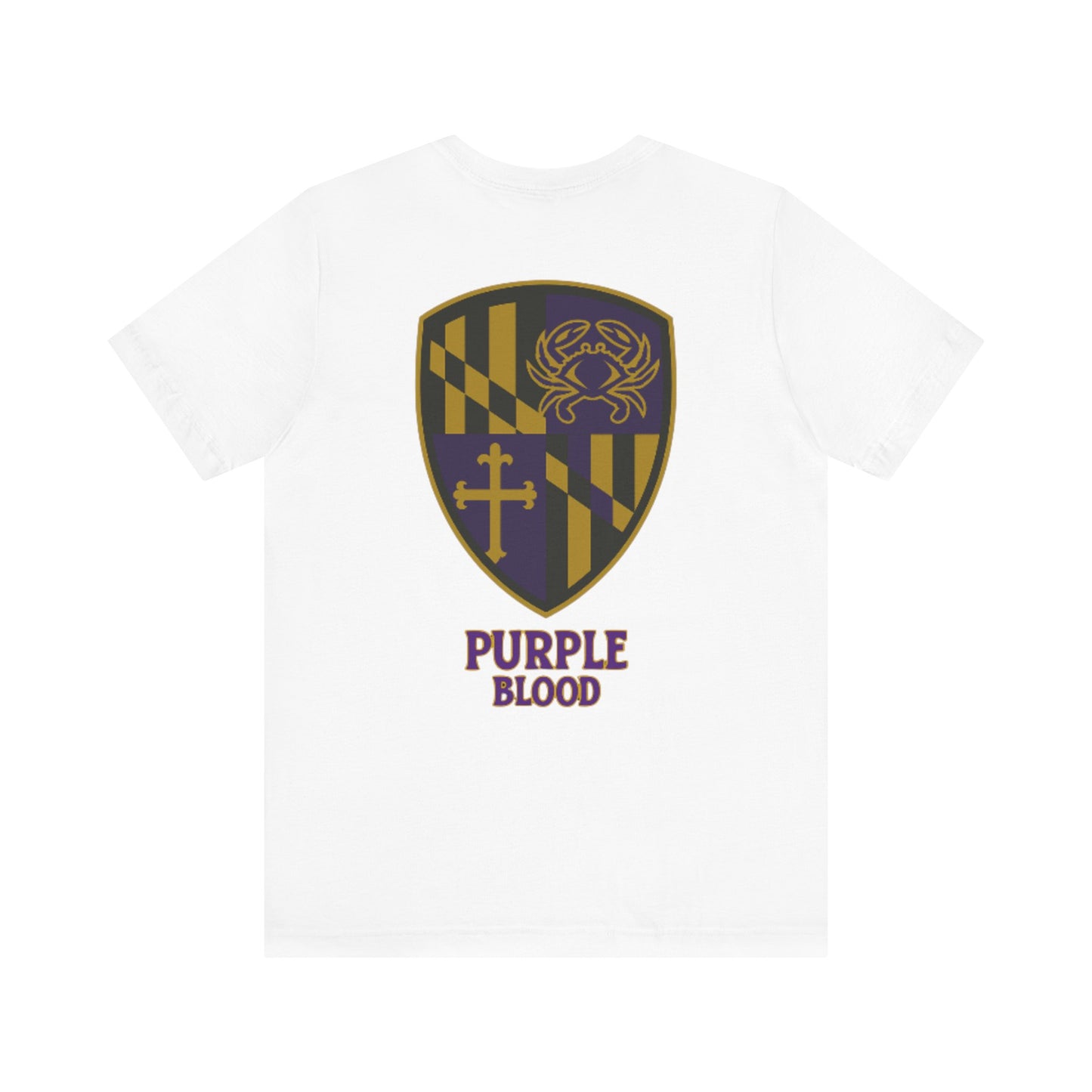 T-Shirt - Baltimore Purple Blood Unisex Jersey Short Sleeve Tee