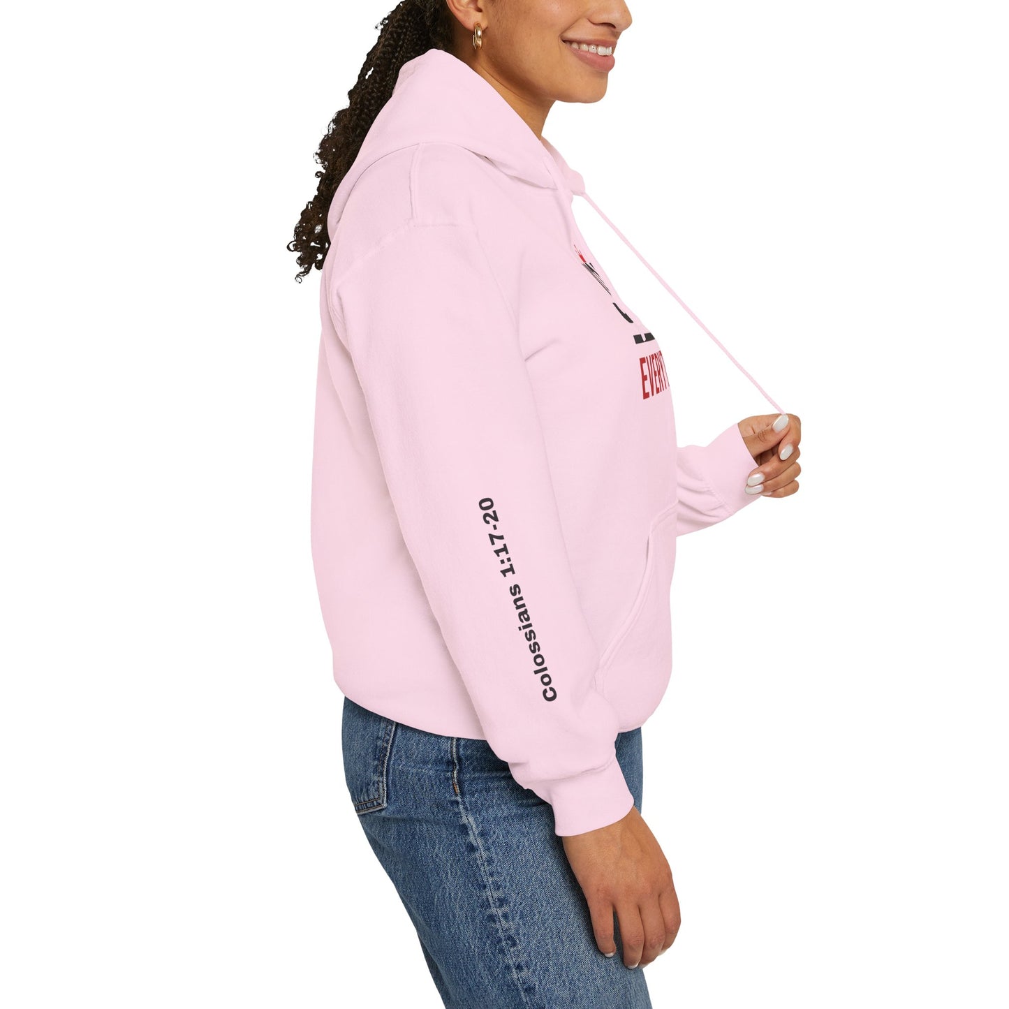 Religious Hoodie - Jesus Over Everything Design