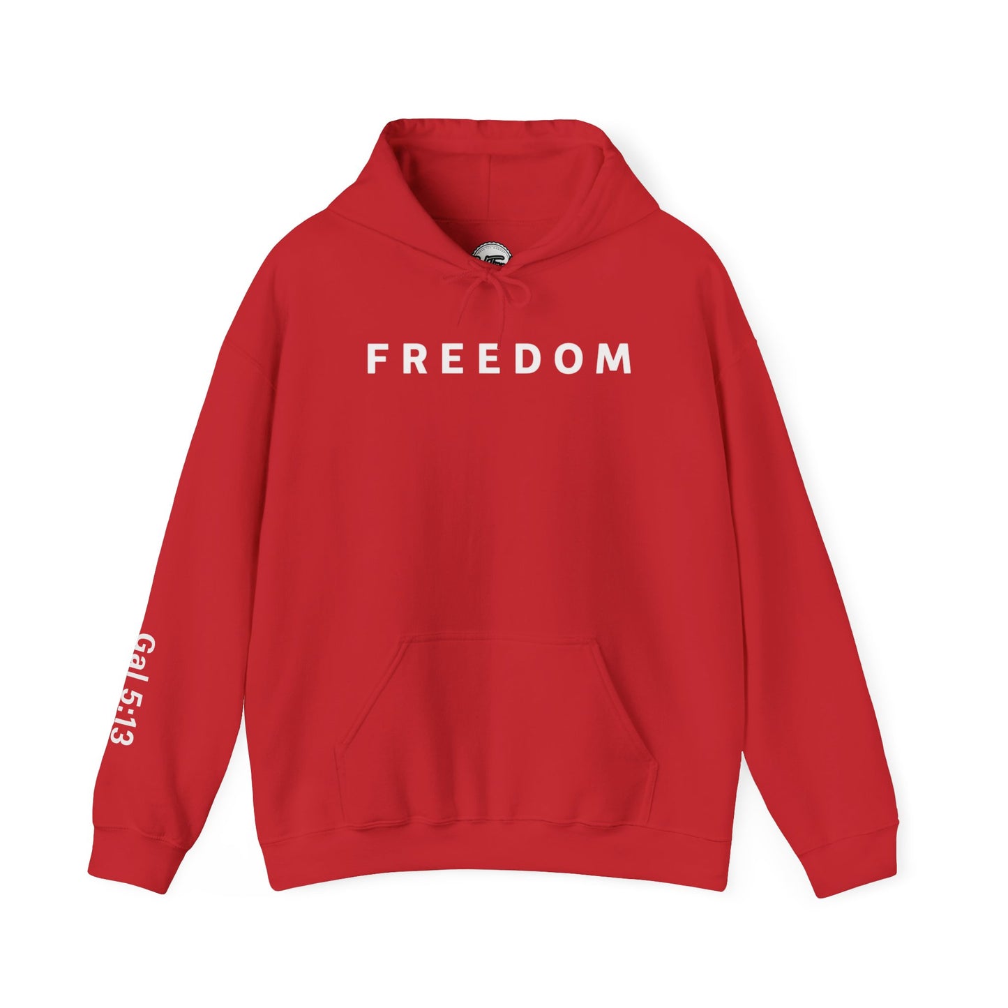 Freedom Hooded Sweatshirt, Cozy Sweatshirt, Religious Apparel, Inspirational Gift, Casual Outfit, Unisex Hoodie