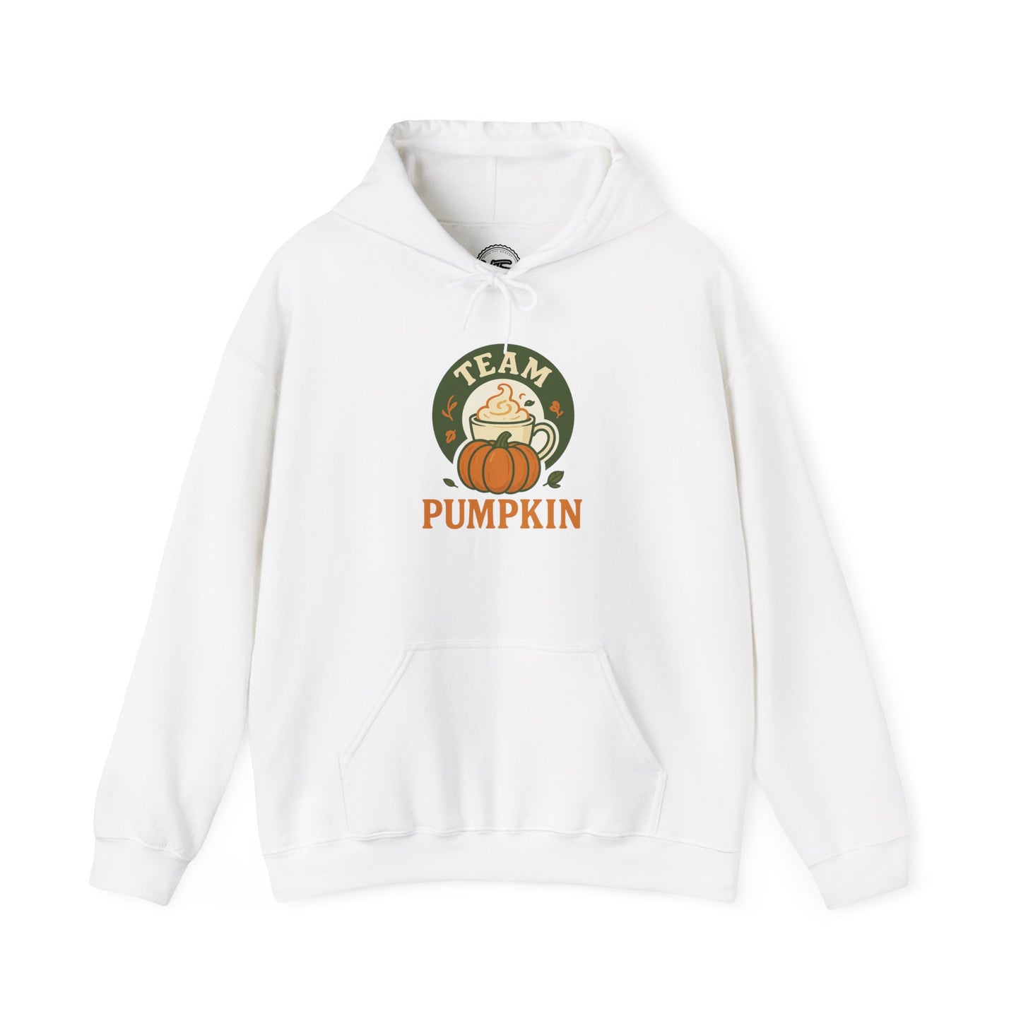 Team Pumpkin Unisex Hoodie, Cozy Fall Apparel, Halloween Sweatshirt, Pumpkin Lover Gift, Casual Autumn Wear