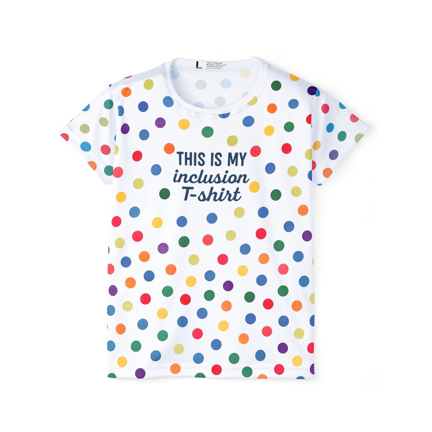 Colorful Inclusion Sports Jersey - Perfect for Team Spirit, Casual Wear, Gifts for Women, Summer Activities
