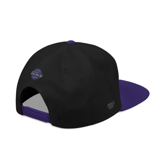 Snapback Cap Purple Blood Embroidery Hat
