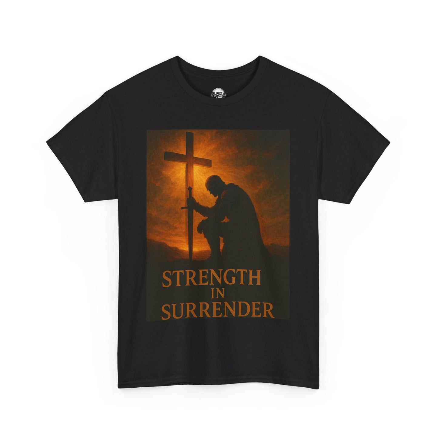 Strength in Surrender Unisex Heavy Cotton Tee - Inspirational Faith T-Shirt for Hope and Comfort