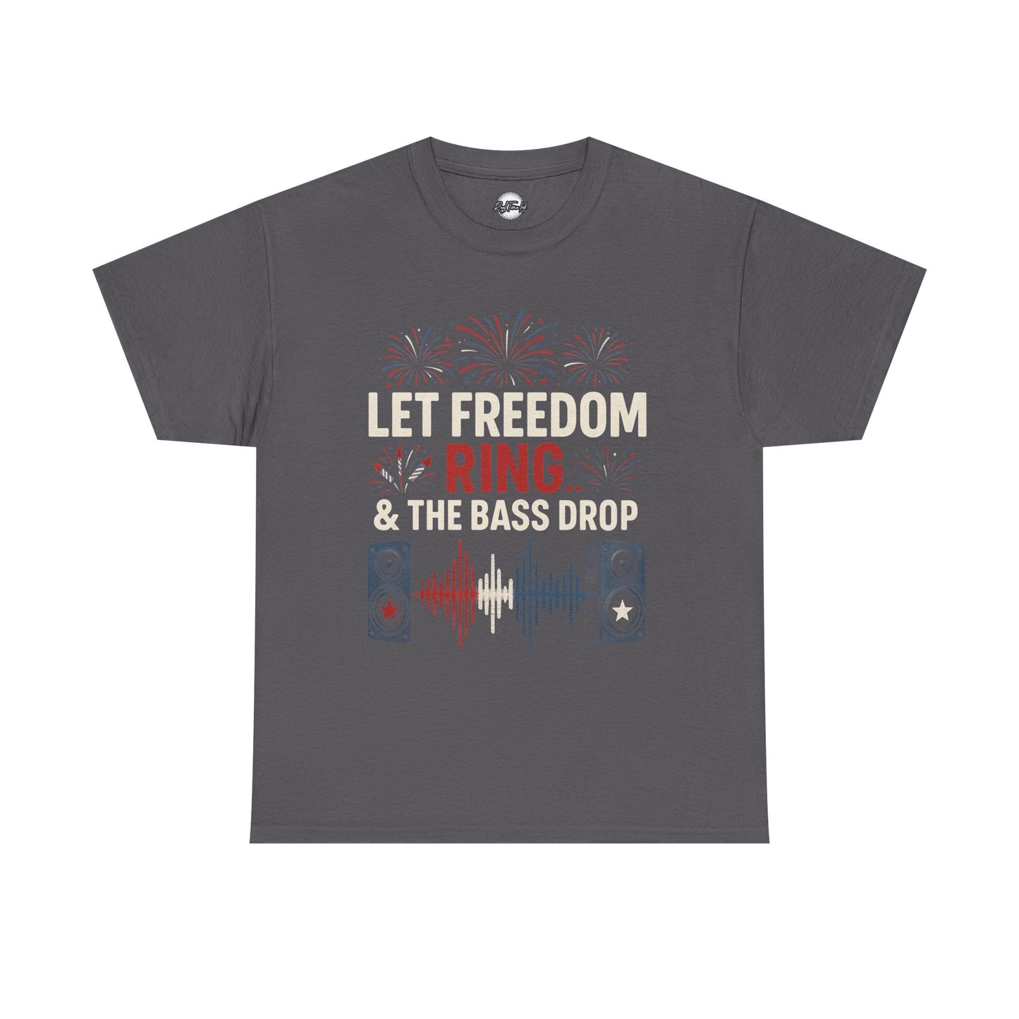 Independence Day Music Tee, Let Freedom Ring Shirt, Patriotic Cotton T-Shirt, Summer Celebration Top, Concert Outfit, Gift for Music Lovers
