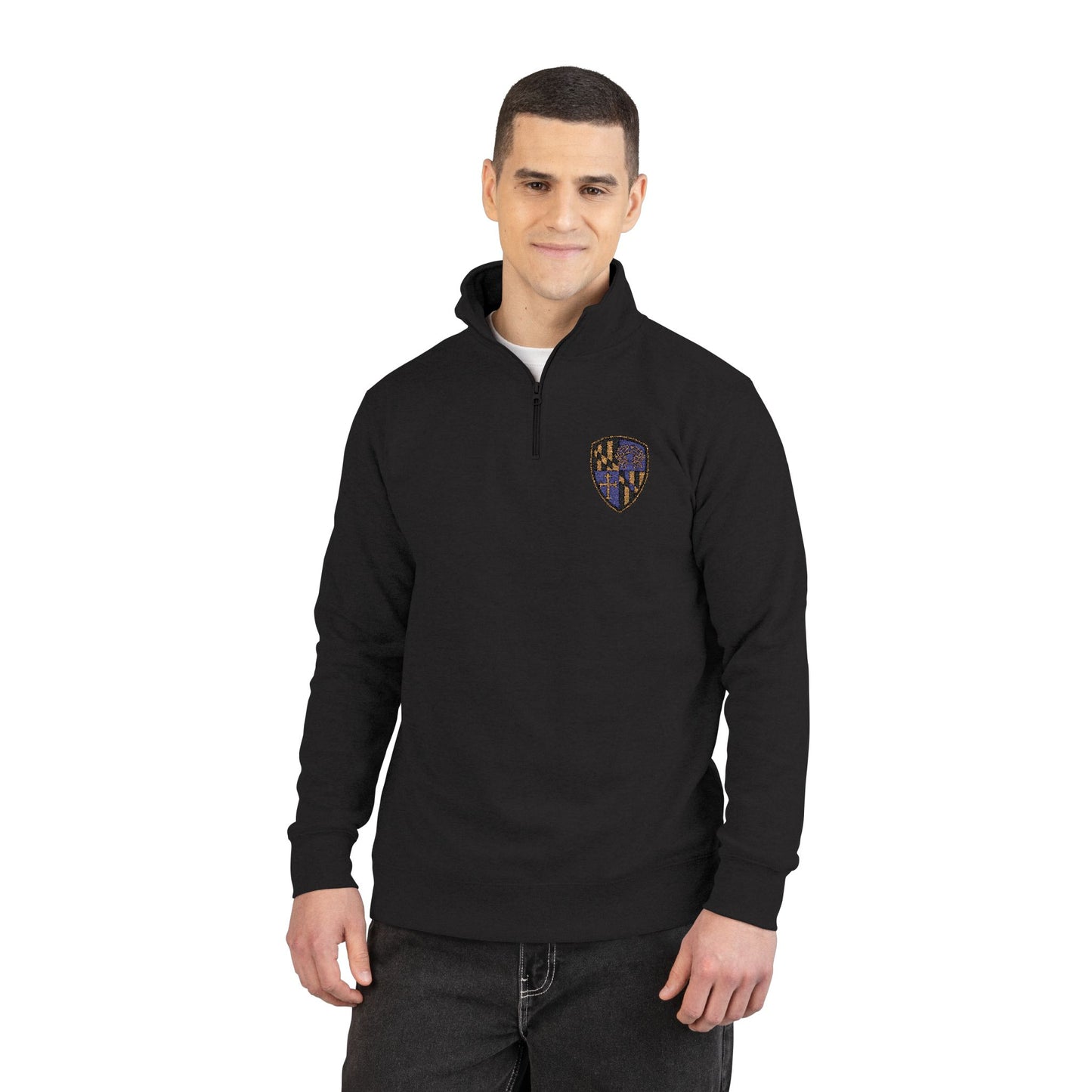 Purple Blood Embroidered Unisex Fleece Pullover, Cozy Sweatshirt, Perfect Gift for Fall, Casual Wear, Unique Statement Piece