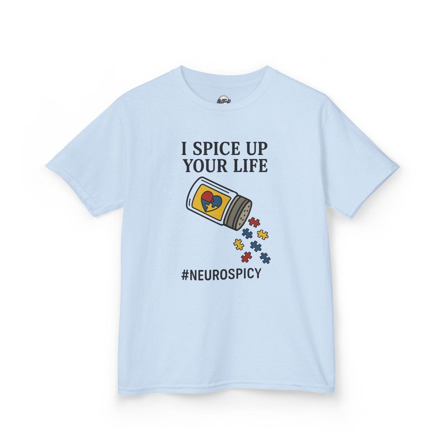 Neurospicy Kids Tee - I Spice Up Your Life Design