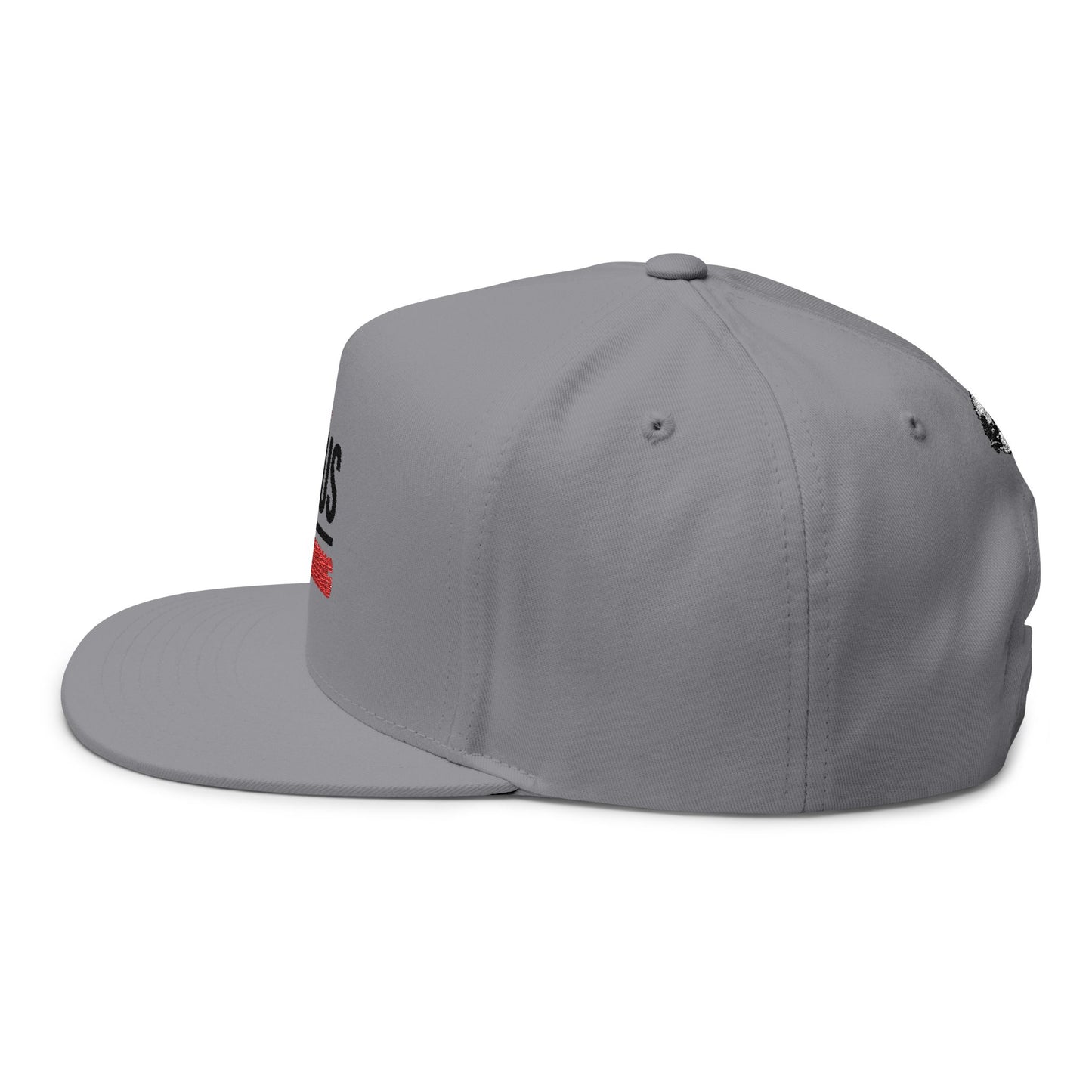 Jesus over Everything Flat Bill Cap - Stylish Embroidered Hat, Faith-Based Gift, Christian Apparel, Streetwear, Casual Accessory