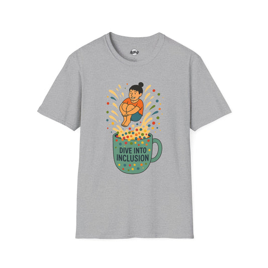Dive Into Inclusion Unisex Softstyle T-Shirt