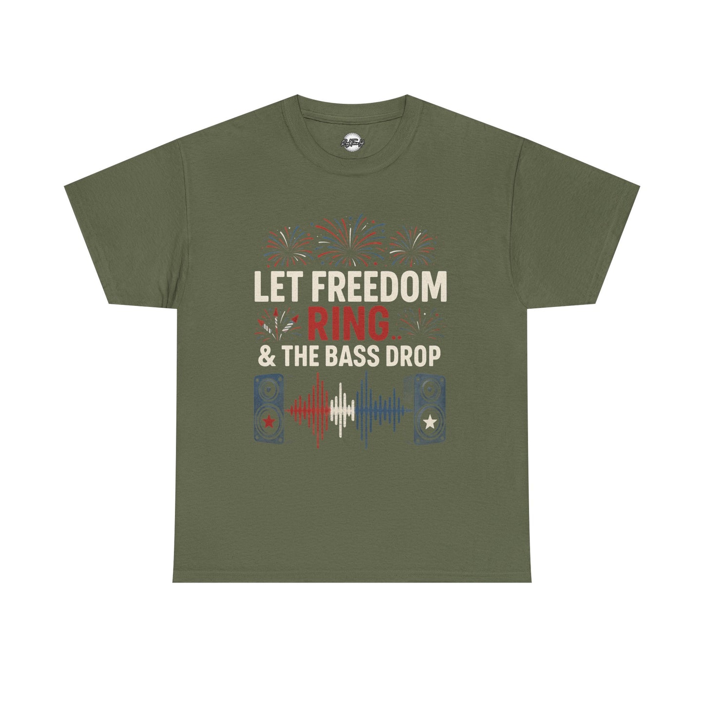 Independence Day Music Tee, Let Freedom Ring Shirt, Patriotic Cotton T-Shirt, Summer Celebration Top, Concert Outfit, Gift for Music Lovers