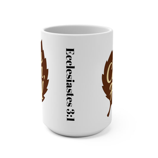 Stay Calm, It's Fall | Cozy Autumn Mug, 15oz Coffee Cup, Fall Decor Gift, Seasonal Beverage Mug, Thanksgiving Kitchenware