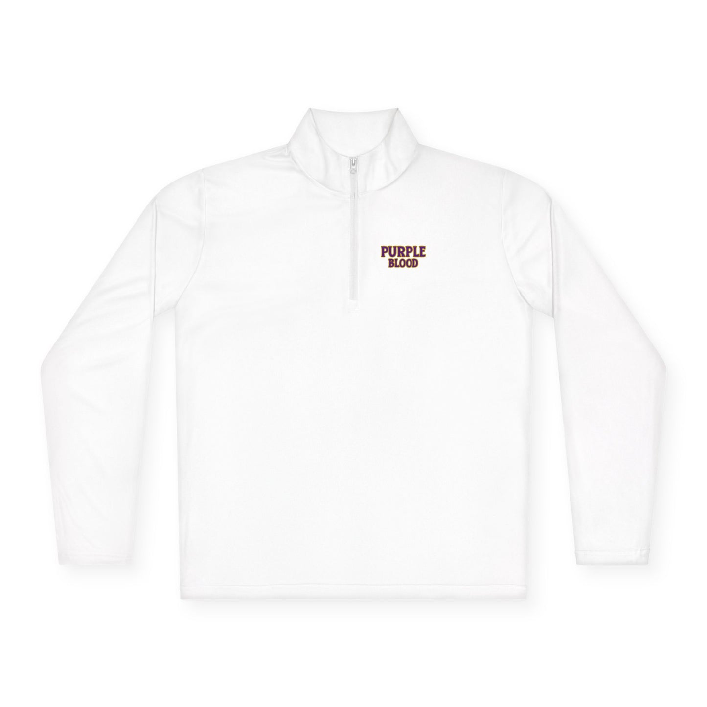 Quarter-Zip Pullover - Purple Blood Design