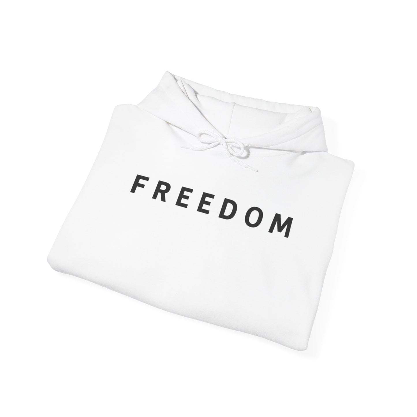 Freedom Hooded Sweatshirt, Cozy Sweatshirt, Religious Apparel, Inspirational Gift, Casual Outfit, Unisex Hoodie