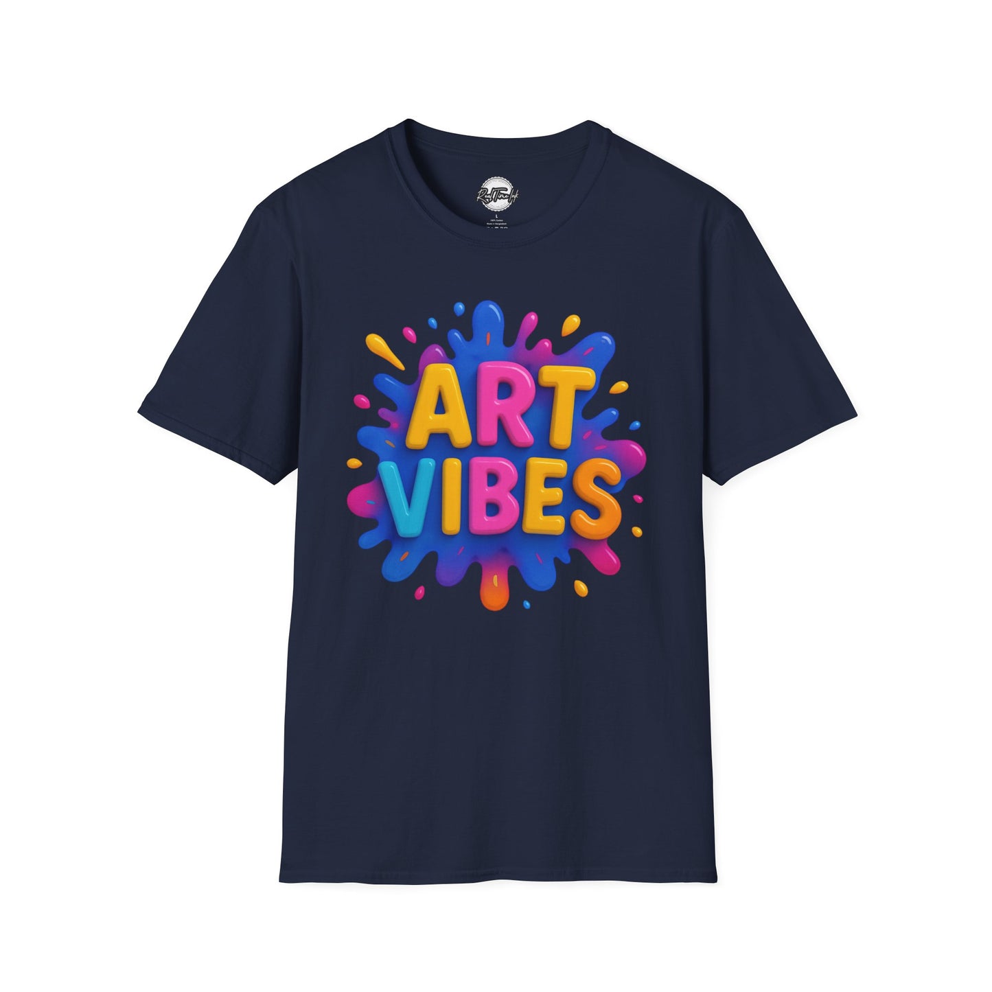 Colorful Art Vibes Unisex T-Shirt, Artistic Tee, Trendy Graphic Shirt, Creative Apparel, Gift for Artists, Summer Fashion