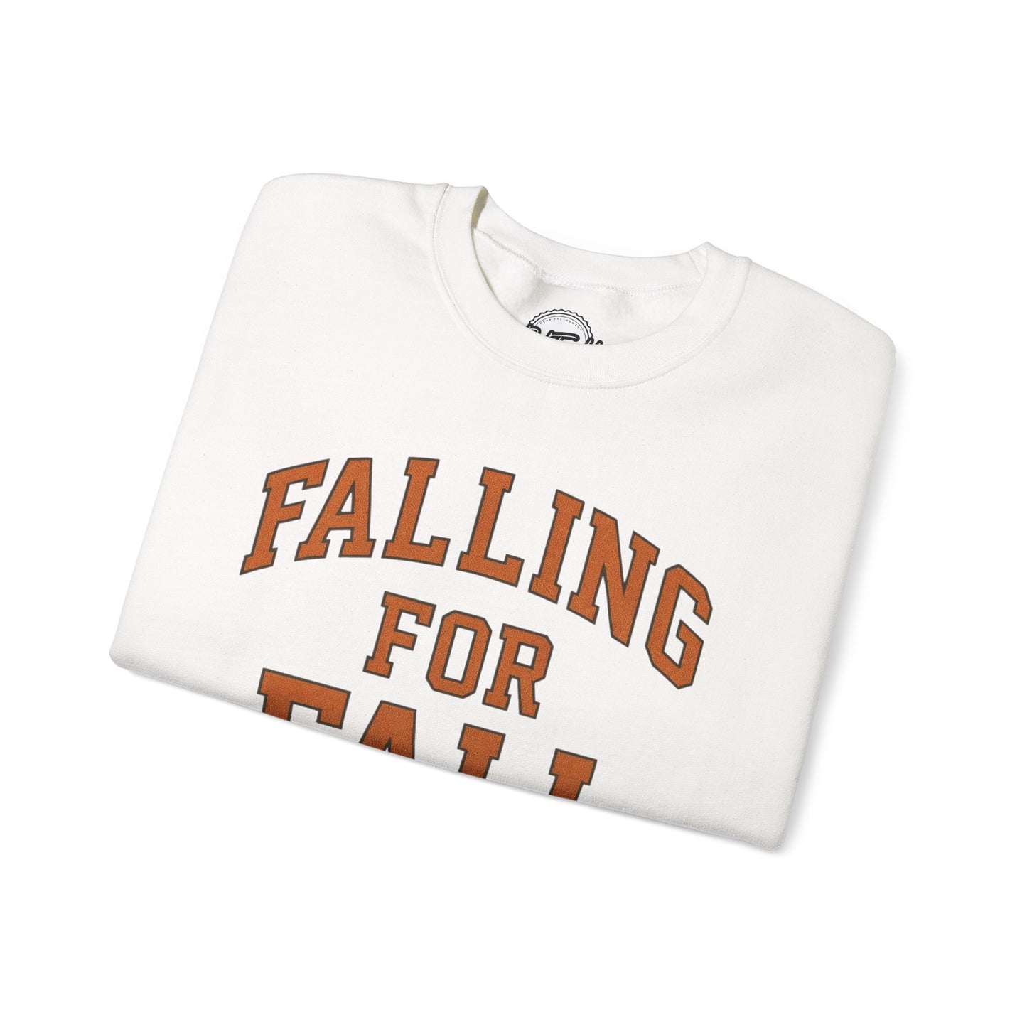 Falling for Fall Sweatshirt | Cozy Unisex Crewneck for Autumn, Seasonal Fashion, Fall Chill, Thanksgiving, Gifts