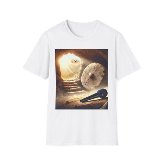 Easter T-Shirt Mic Drop in the Tomb Unisex Softstyle