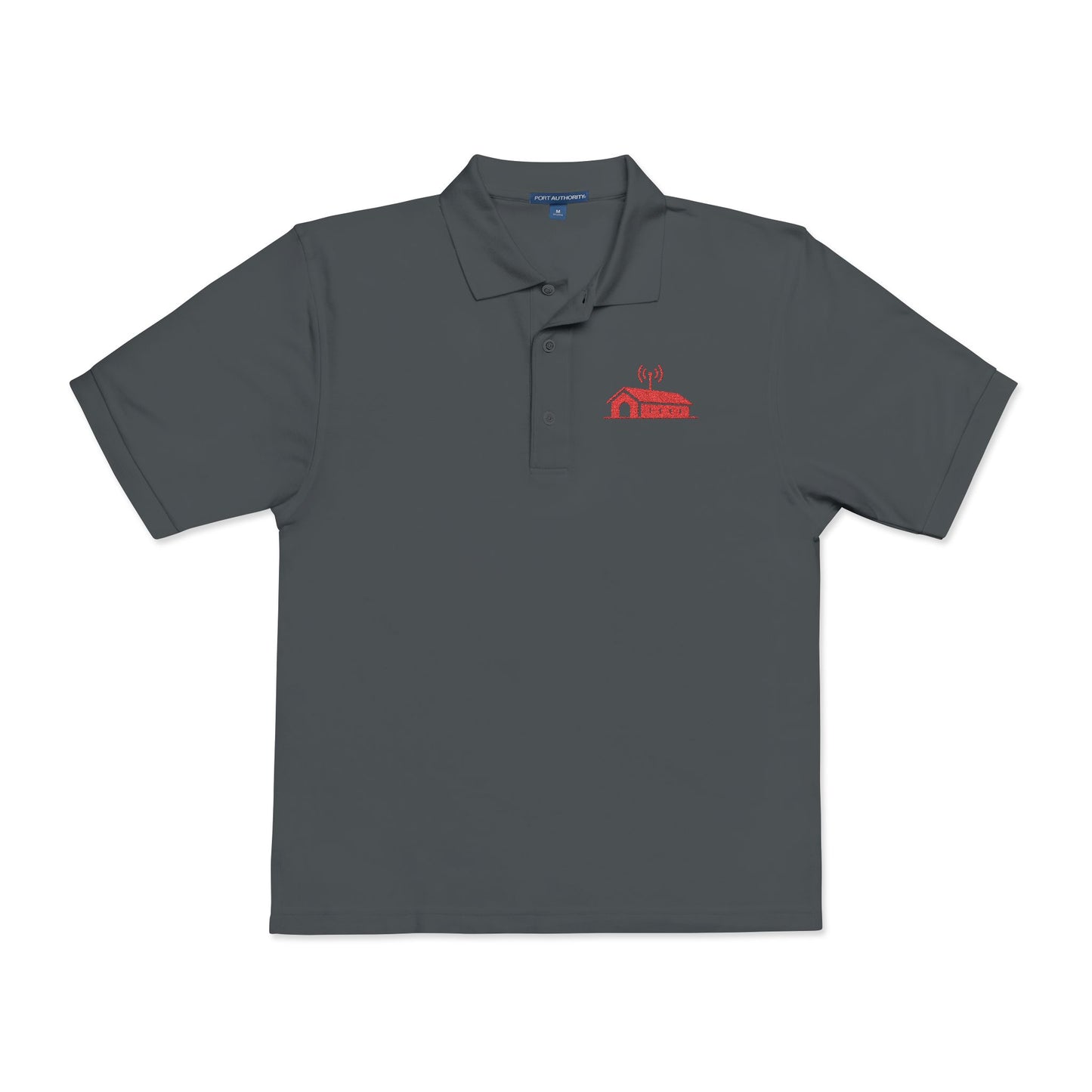 Apostate Radio Embroidered Unisex Polo Shirt