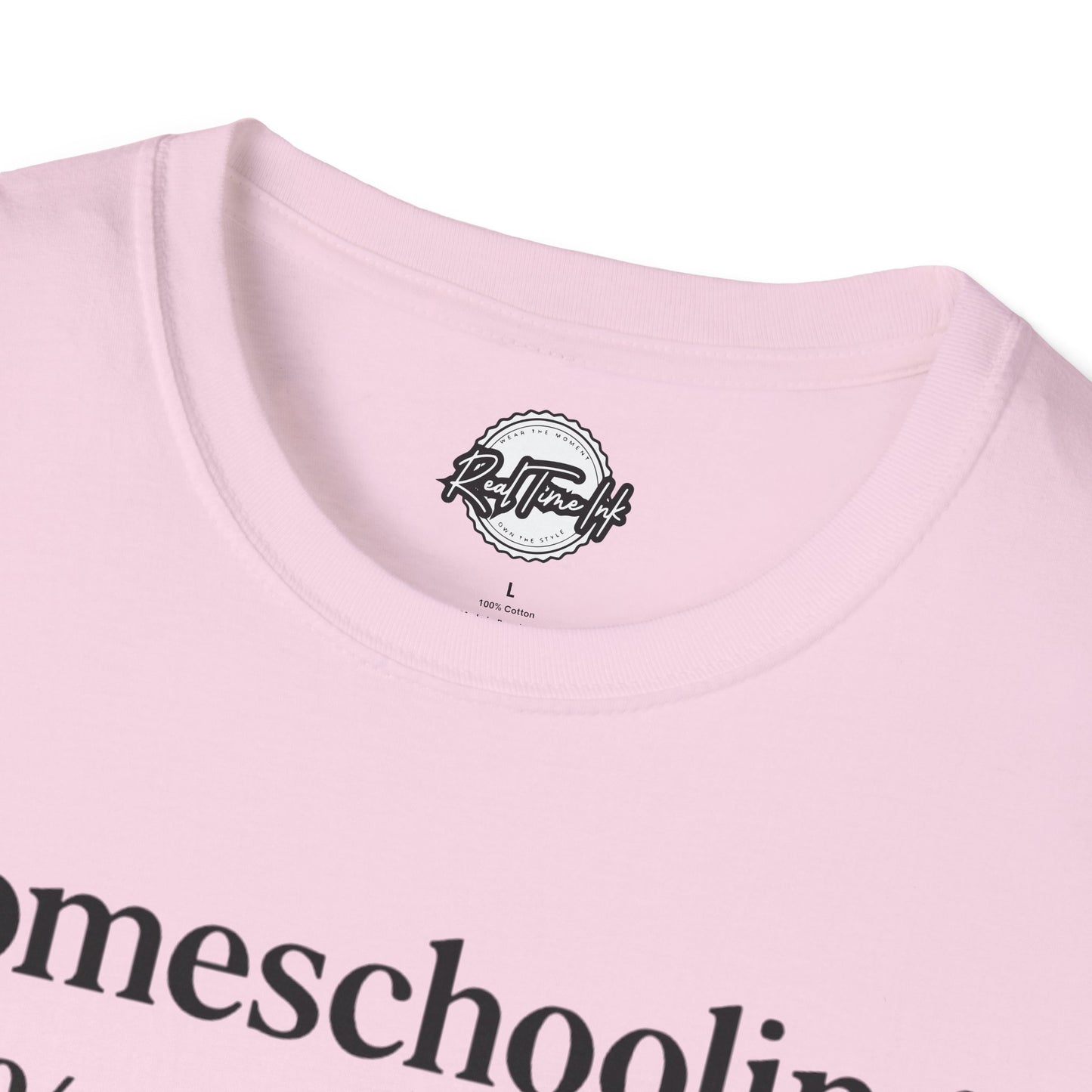 Homeschooling Grit T-Shirt - Unisex Softstyle Tee, Funny Parenting Gift, Education Shirt, Back-to-School, Family Life Apparel