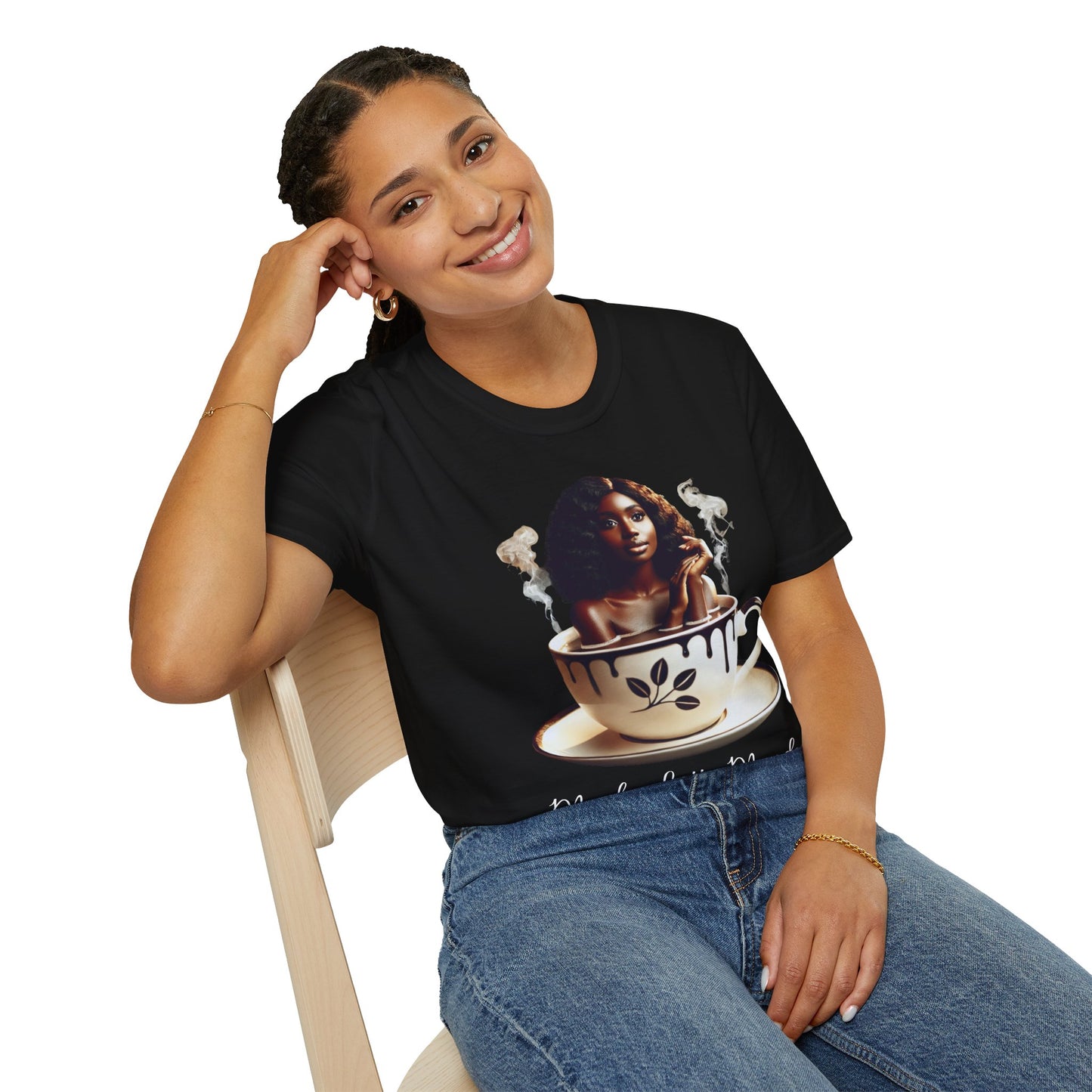 Women's Softstyle T-Shirt - Mocha Latte Mondays Stylish Coffee Lover Shirt