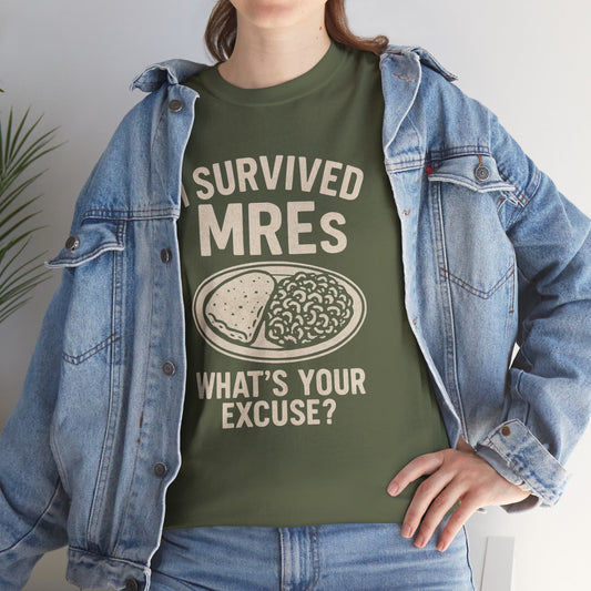 I Survived MREs Unisex Cotton Tee