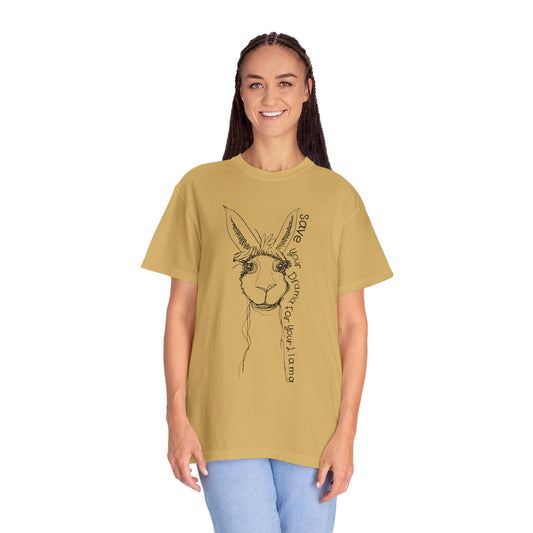 Llama Graphic T-shirt - Save Your Drama for Your Llama