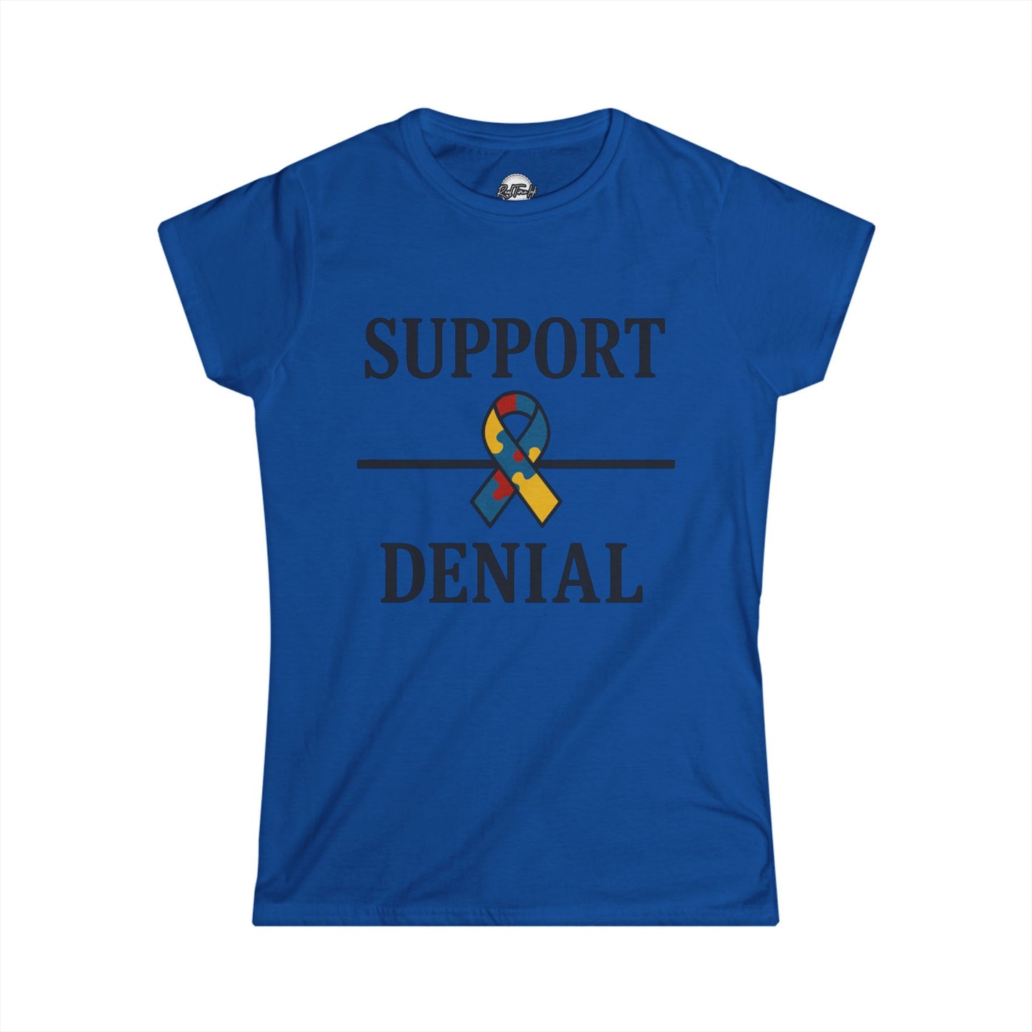 Support Over Denial Autism Awareness Women's Tee