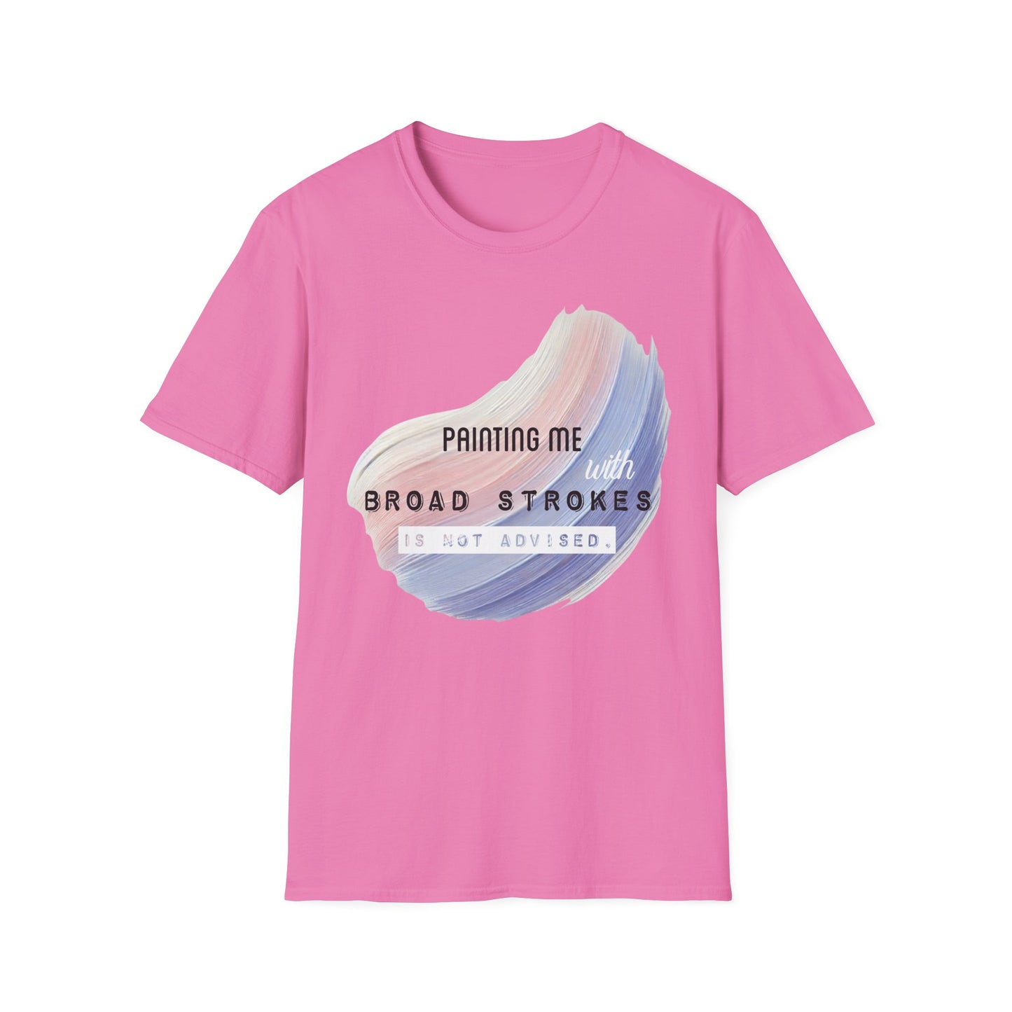 T-Shirt Broad Strokes Graphic Print Unisex Softstyle Tee