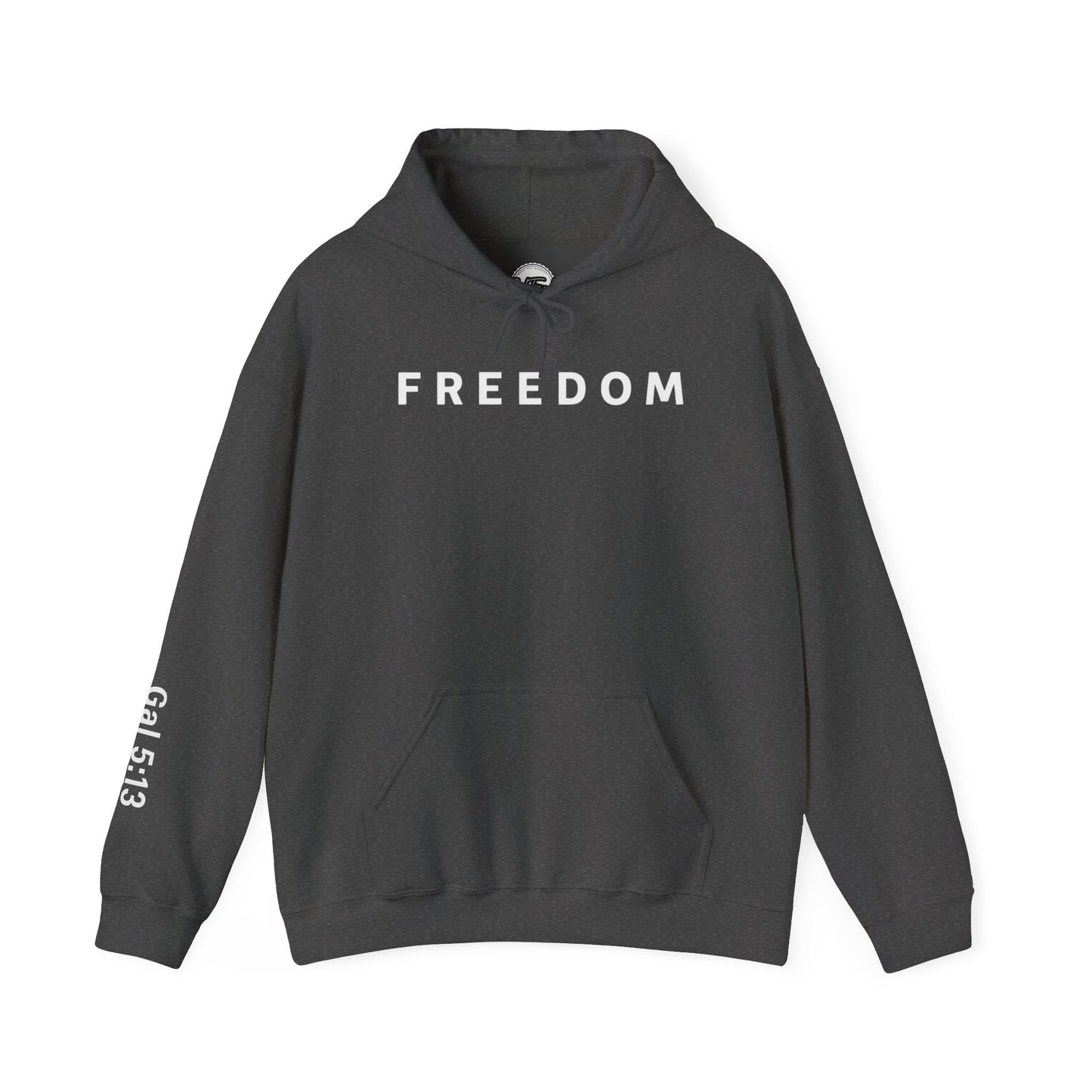 Freedom Hooded Sweatshirt, Cozy Sweatshirt, Religious Apparel, Inspirational Gift, Casual Outfit, Unisex Hoodie