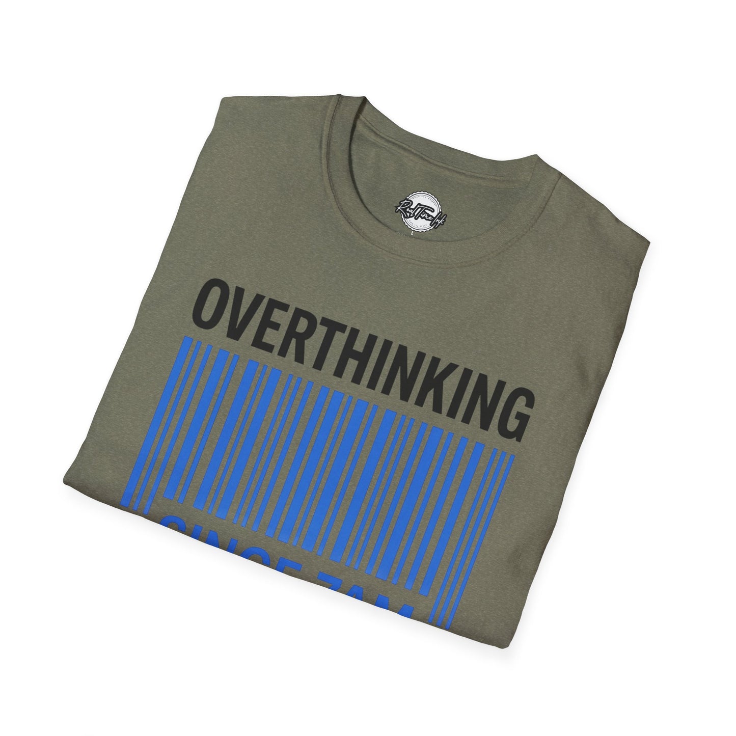 Unisex Overthinking T-Shirt, Humorous Tee, Perfect Gift for Mental Health Awareness, Casual Wear, Funny Graphic Shirt
