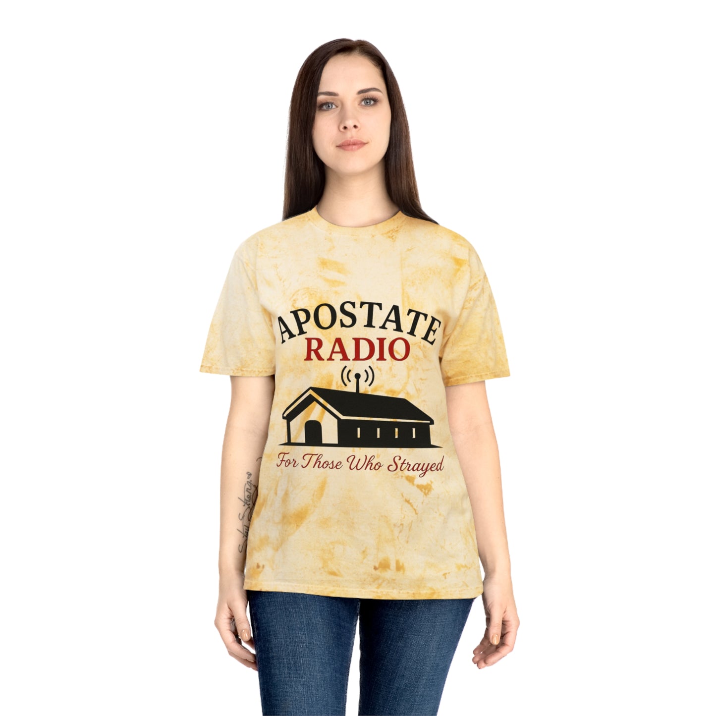 Apostate Radio Unisex Color Blast T-Shirt - For Those Who Stayed