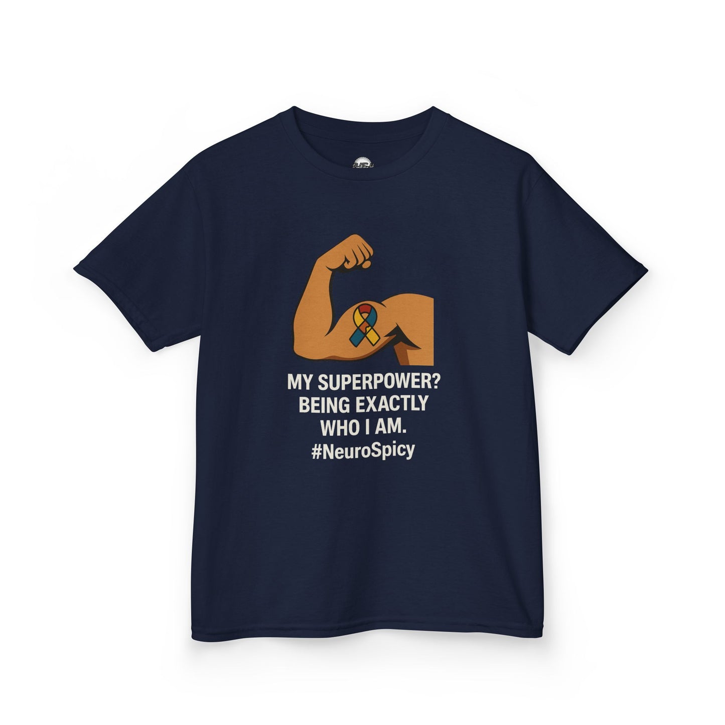 Kids Superpower Autism Tee - "My Superpower? Being Exactly Who I Am" #NeuroSpicy