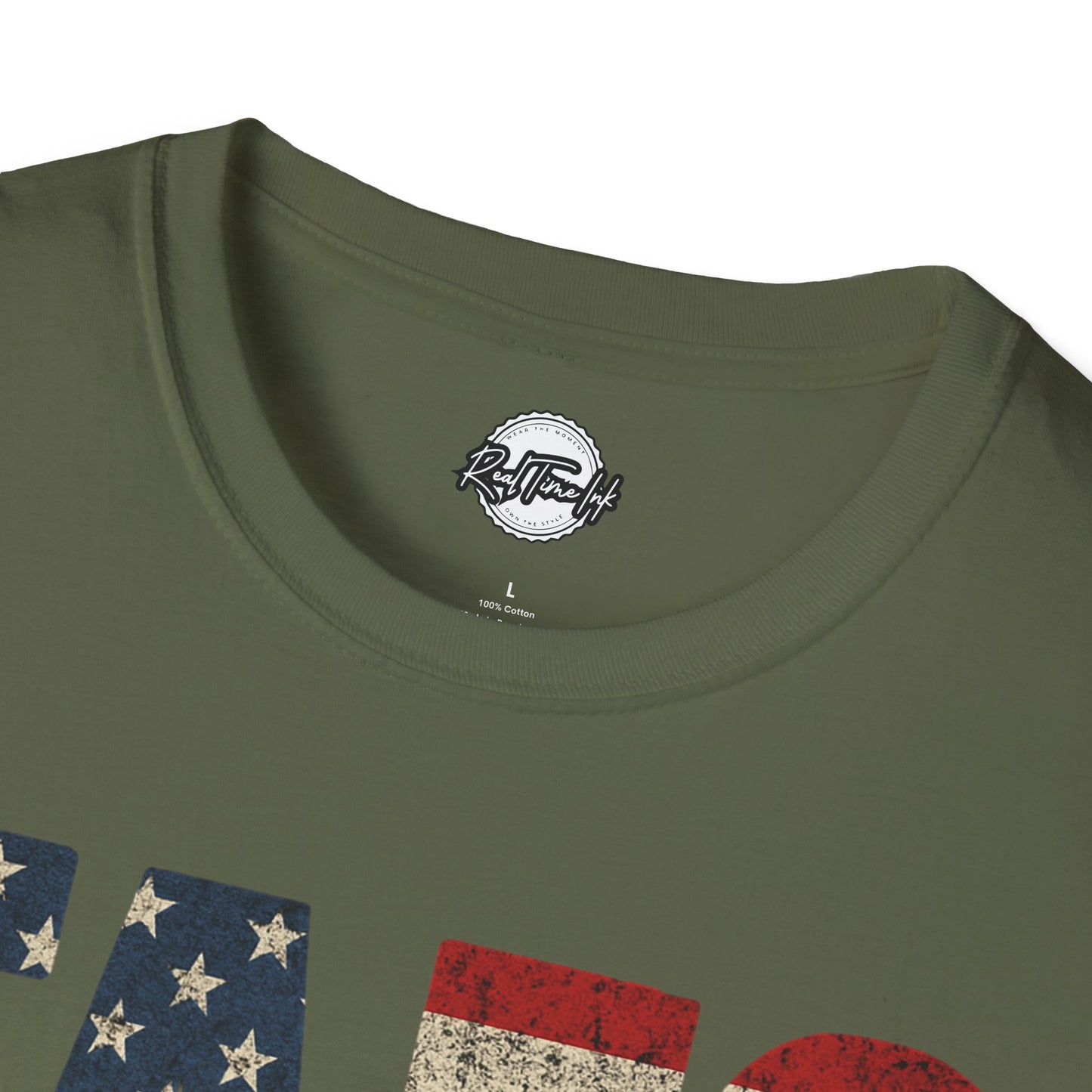 Patriotic FAFO Unisex Softstyle T-Shirt | USA Graphic Tee | Casual Wear, Gift for Holidays, Independence Day