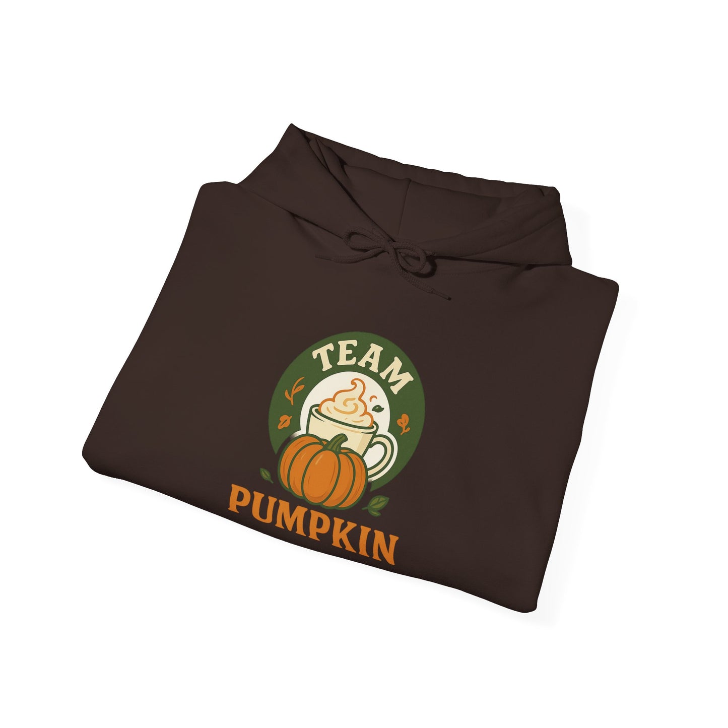 Team Pumpkin Unisex Hoodie, Cozy Fall Apparel, Halloween Sweatshirt, Pumpkin Lover Gift, Casual Autumn Wear