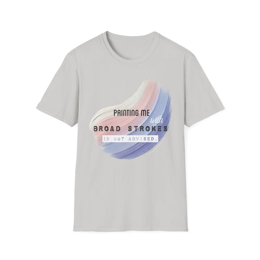 T-Shirt Broad Strokes Graphic Print Unisex Softstyle Tee