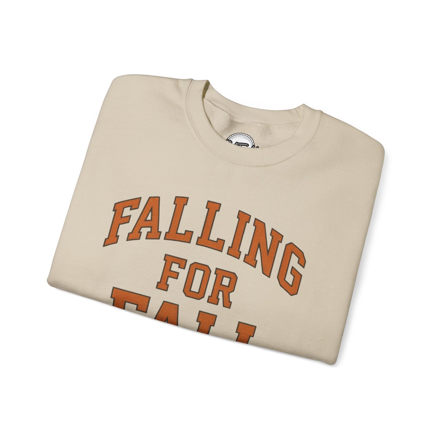 Falling for Fall Sweatshirt | Cozy Unisex Crewneck for Autumn, Seasonal Fashion, Fall Chill, Thanksgiving, Gifts