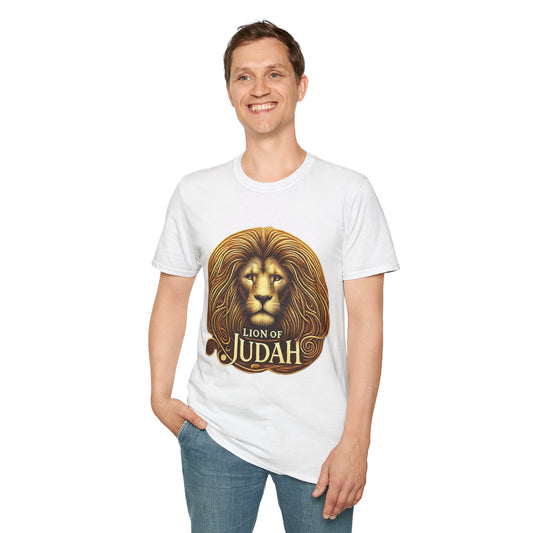 Lion of Judah Unisex Softstyle T-Shirt - Spiritual and Inspirational Apparel