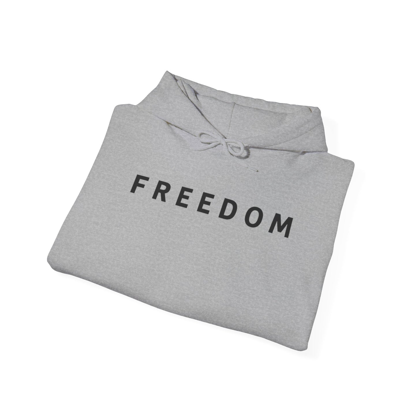 Freedom Hooded Sweatshirt, Cozy Sweatshirt, Religious Apparel, Inspirational Gift, Casual Outfit, Unisex Hoodie