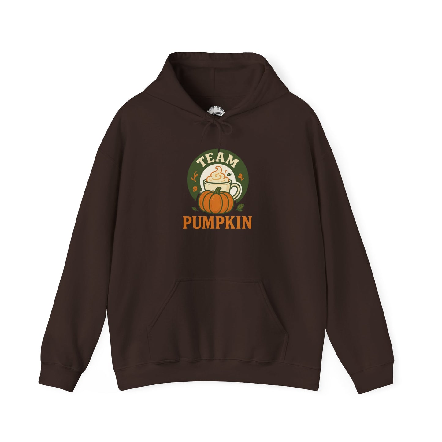 Team Pumpkin Unisex Hoodie, Cozy Fall Apparel, Halloween Sweatshirt, Pumpkin Lover Gift, Casual Autumn Wear
