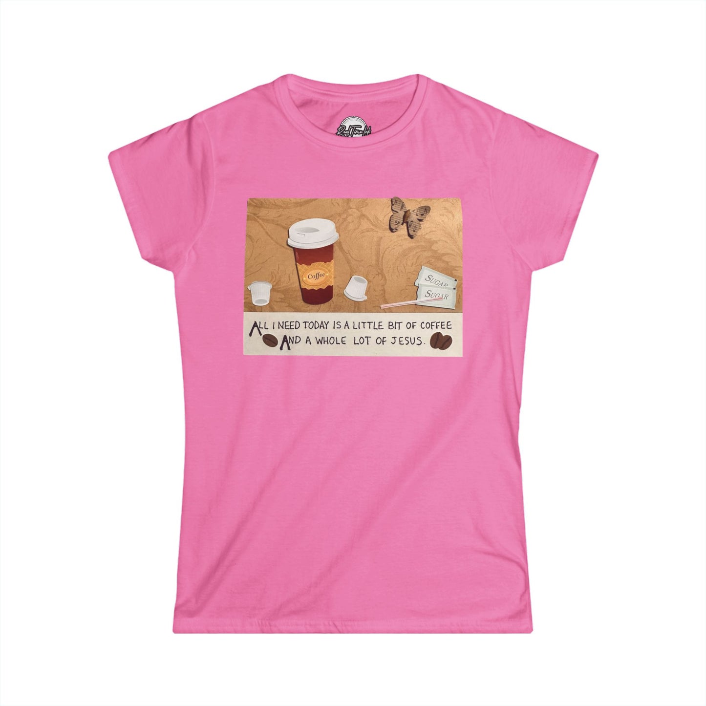 Women's Tee Coffee & Jesus T-Shirt